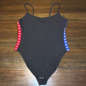 New w/ Tag: Forever 21 Bodysuit - Red, White & Blue Stars